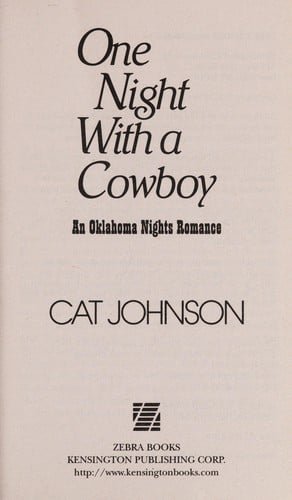 One night with a cowboy