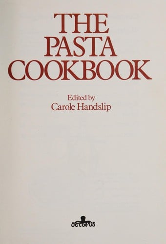 The pasta cookbook