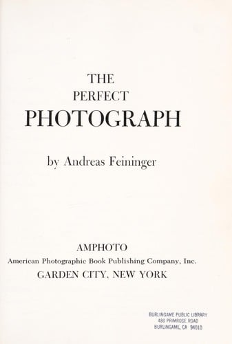 The perfect photograph