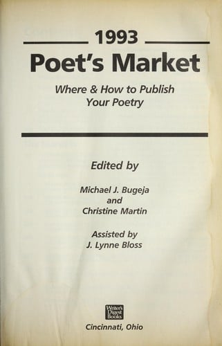 1993 Poet's market