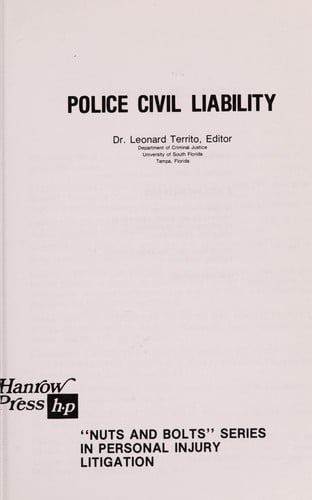 Police civil liability