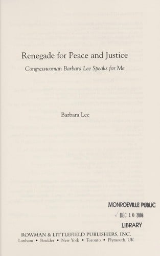 Renegade for peace and justice