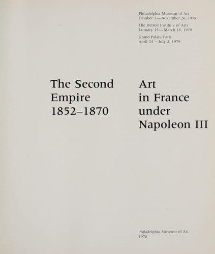 The Second Empire, 1852-1870