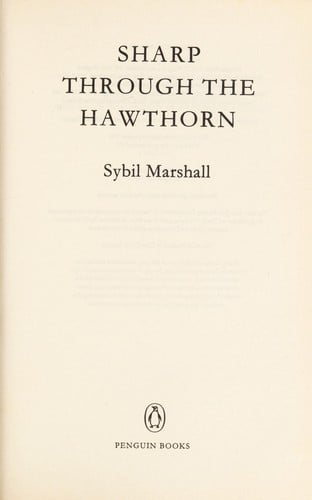 Sharp through the hawthorn