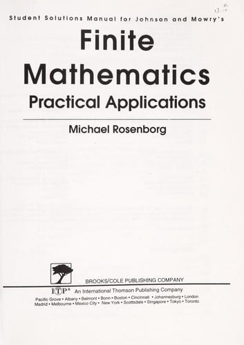 Ssm T/A Finite Mathematics