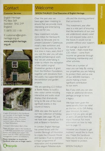 Members' and visitors' handbook