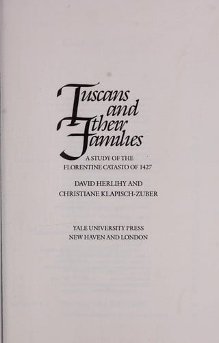 Tuscans and their families