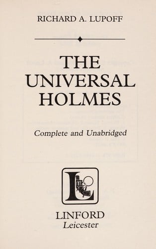 The universal Holmes