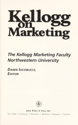 Kellogg on marketing