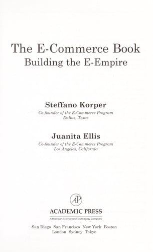 The E-commerce Book