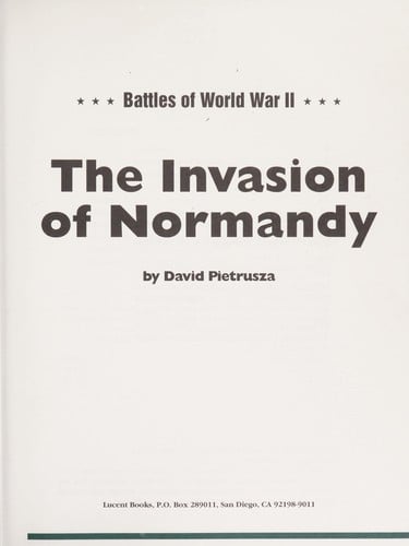 The Invasion of Normandy
