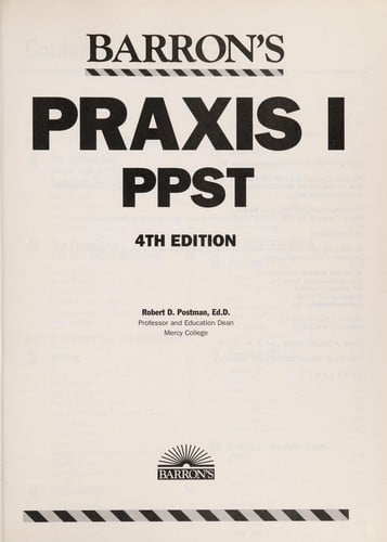Barron's Praxis I