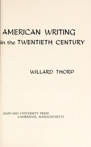 Guide to American literature and its backgrounds since 1890...