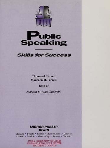 Public speaking