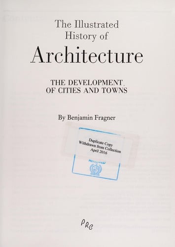 The illustrated history of architecture