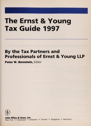 The Ernst & Young tax guide 1997
