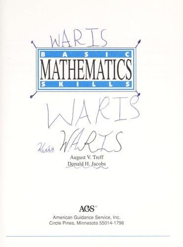 Basic mathematics skills