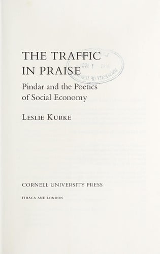 The traffic in praise