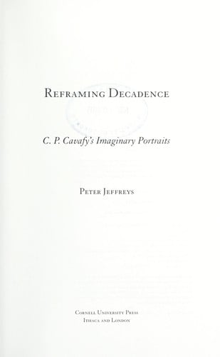 Reframing decadence