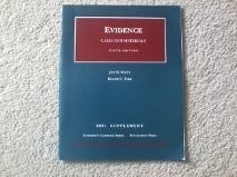 Evidence; Cases and Materials 2001 Supplement; 9th Edition-softcover