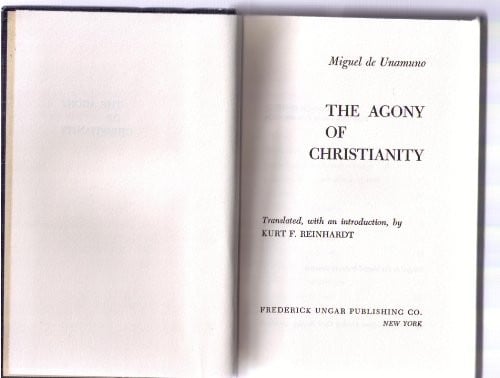 Agony of Christianity