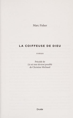 La coiffeuse de Dieu