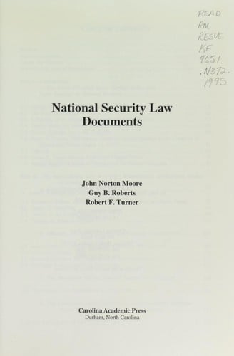 National security law documents