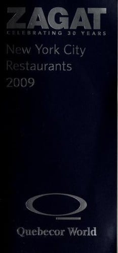 New York City Restaurants 2009