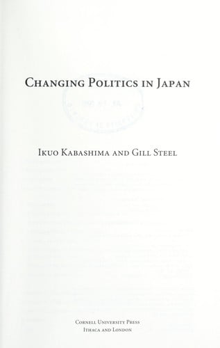 Changing politics in Japan