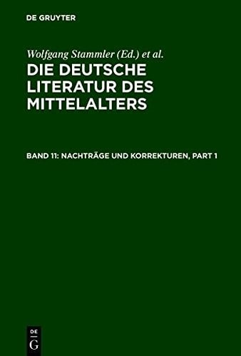 Nachträge und Korrekturen (v. 11) (German Edition)