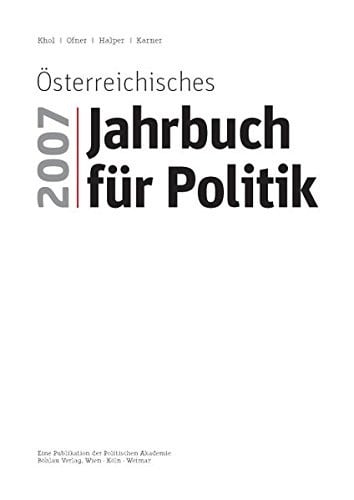 Ã–sterreichisches Jahrbuch für Politik 2007