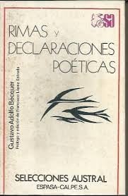 Rimas y declaraciones poéticas