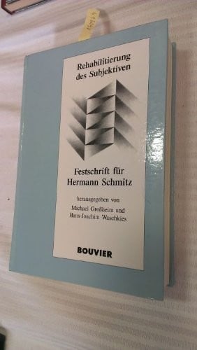 Rehabilitierung des Subjektiven