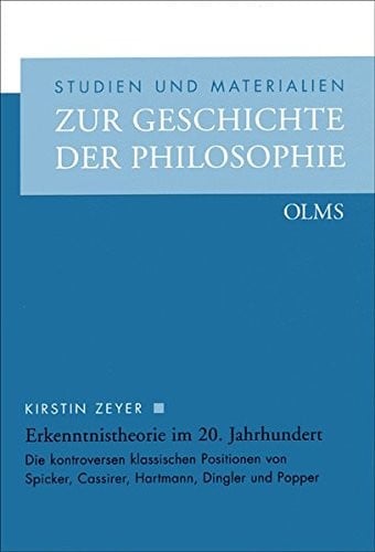 Studien und Materialien zur Geschichte der Philosophie, Bd. 68: Erkenntnistheorie im 20. Jahrhundert