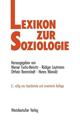 Lexikon der Soziologie
