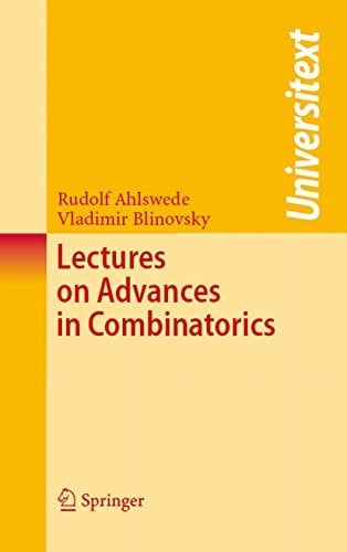 Lectures on Advances in Combinatorics (Universitext)