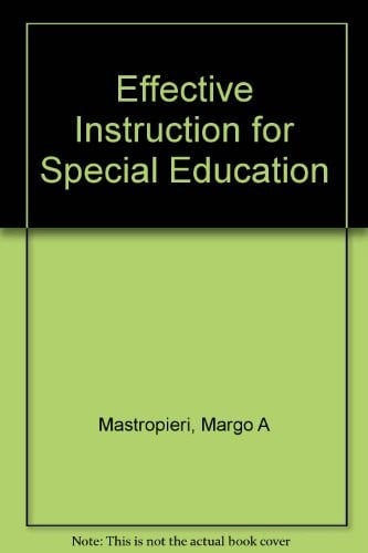 Effective instruction for special education