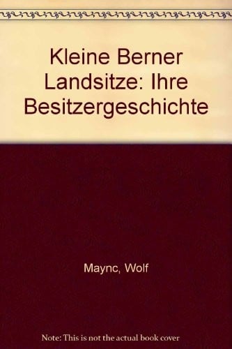 Kleine Berner Landsitze