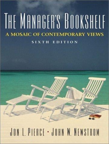 The manager's bookshelf