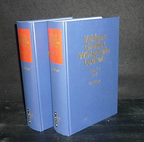 Vahlens Grosses Wirtschaftslexikon (German Edition)
