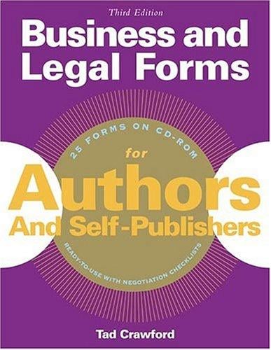 Business and legal forms for authors and self-publishers