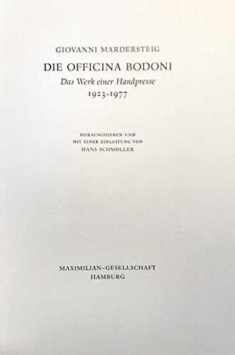 Die Officina Bodoni