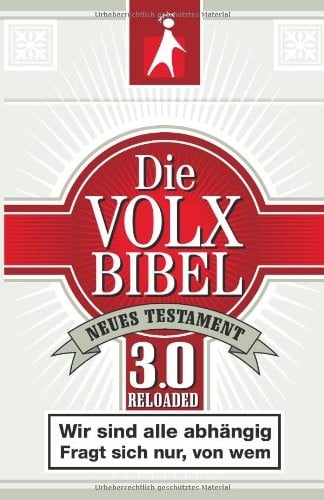 Die Volxbibel 3.0 - Motiv Zigarettenschachtel