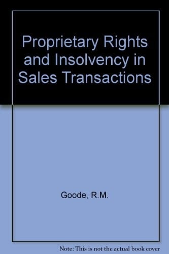 Proprietary rights and insolvency in sales transactions