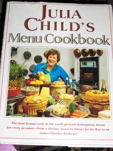 Julia Child's menu cookbook