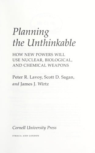 Planning the unthinkable