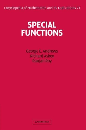 Special Functions (Encyclopedia of Mathematics and its Applications)