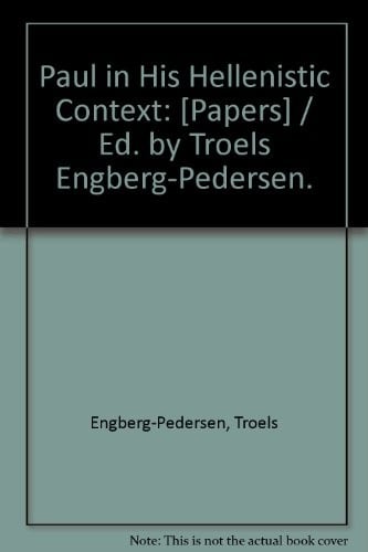 Paul in his Hellenistic context