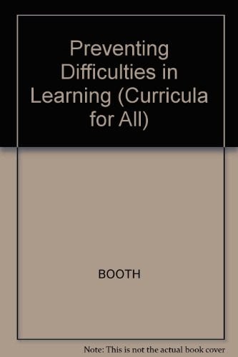 Preventing difficulties in learning