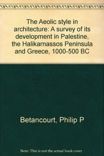 The Aeolic style in architecture